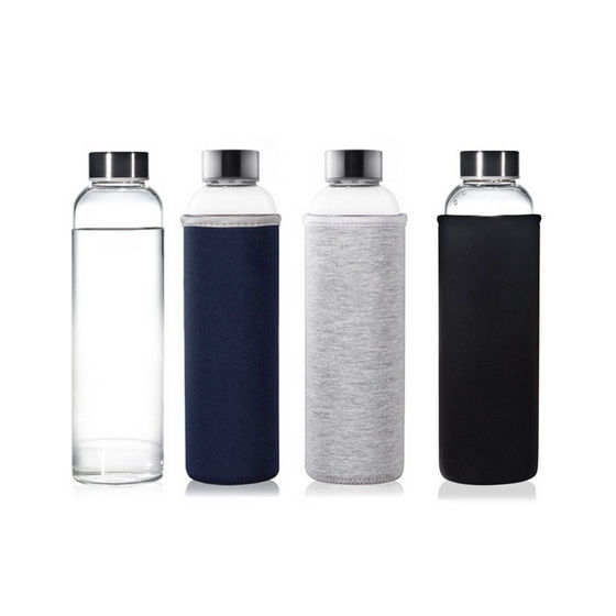 550cc outdoor fun green glass accompanying cup (plus free cloth set color random) customized - กระติกน้ำ - แก้ว สีเทา