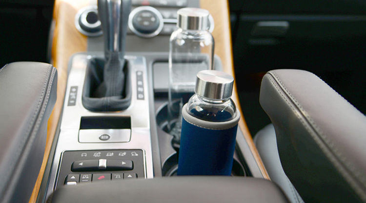 550cc outdoor fun green glass accompanying cup (plus free cloth set color random) customized - กระติกน้ำ - แก้ว สีเทา