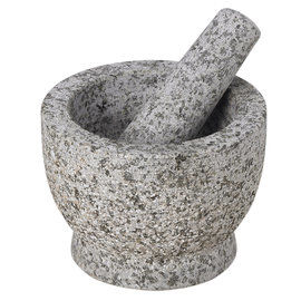 天然花岗岩香料碗/杵臼碗/捣药碗/研磨碗/研磨器 (小)