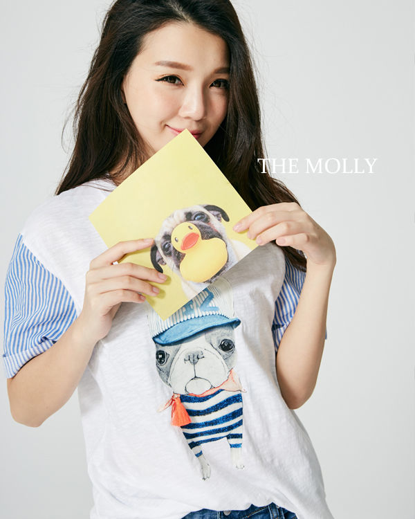 the molly 棒球风斗牛犬上衣 *1色 (011392)