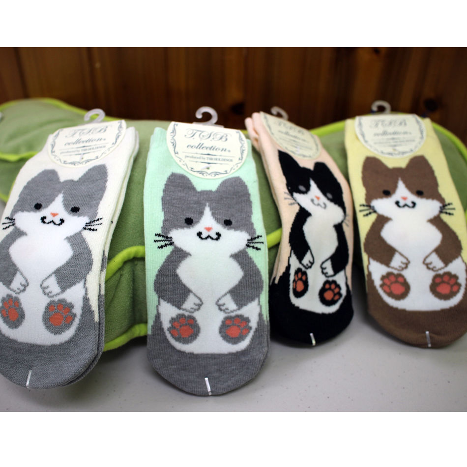 日本可爱猫咪袜