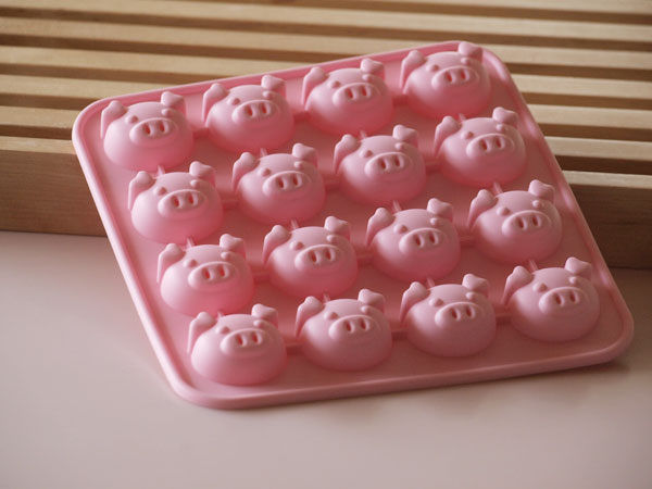 日本 粉红猪 巧克力型模具