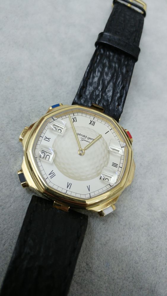 gerald genta 18k golf g 2900.