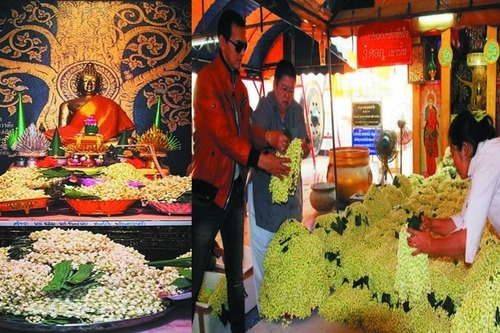 帶著十萬串茉莉花道謝：合艾商人的譚齋佛還願之旅原文章照片